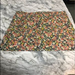 Loft brocade mini skirt